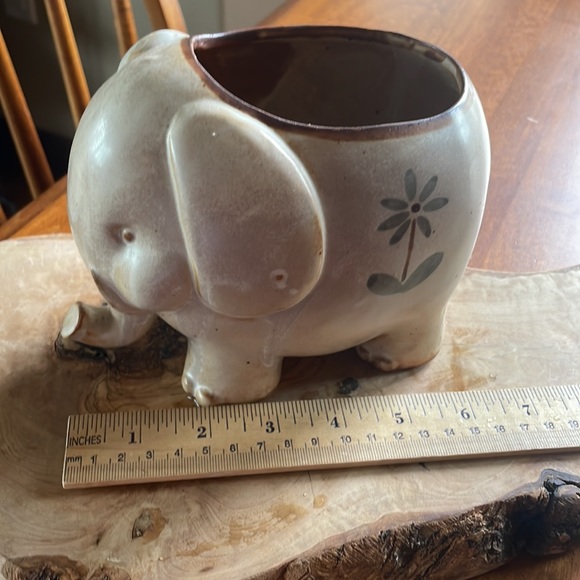 Accents Vintage Japan Stoneware Planter Elephant Trunk Up Poshmark